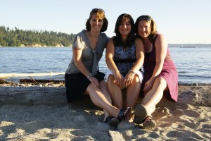 At Ambleside Beach, after dinner at Milestones