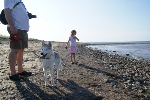 At the lighthouse on Ile de Miscou.
