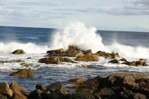 The surf at Louisbourg