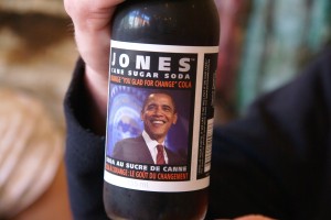 The president on a bottle of cola?