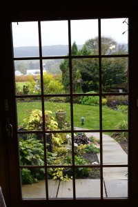 Breakfast view. Part of the inn was built in the mid 1700s.