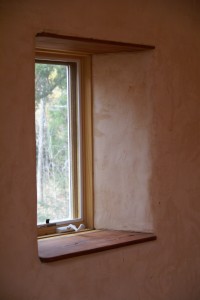 A trademark of hay houses is the deep window sills.