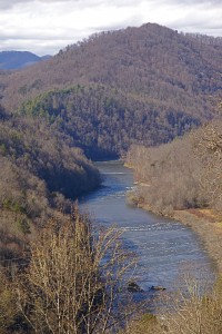 A view of the river.