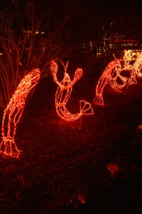 Only in Louisiana - Christmas shrimp and crawfish.